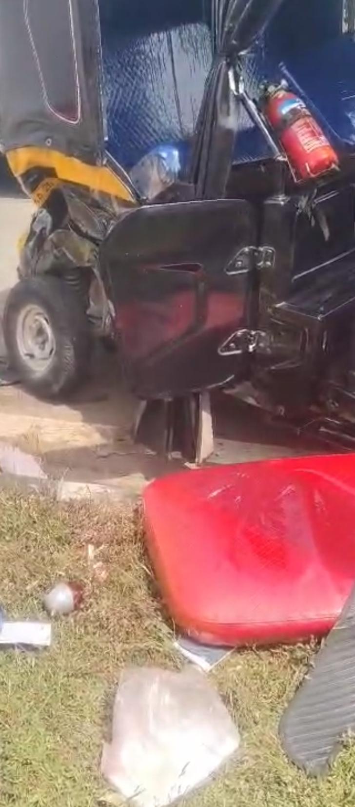 بھٹکل کی قریبی علاقے شیرور میں سڑک حادثہ، رکشہ ڈرائیور موقع پر ہی جاں بحق