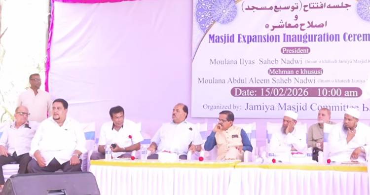 جامع مسجد بسرور کی توسیع کے بعد افتتاح : علماء کا دین کی دعوت اور نئی نسل کی تربیت پر زور