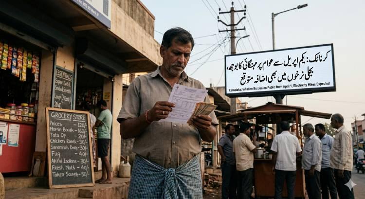 کرناٹک : یکم اپریل سے عوام پر مہنگائی کا بوجھ، بجلی نرخوں میں بھی اضافہ متوقع