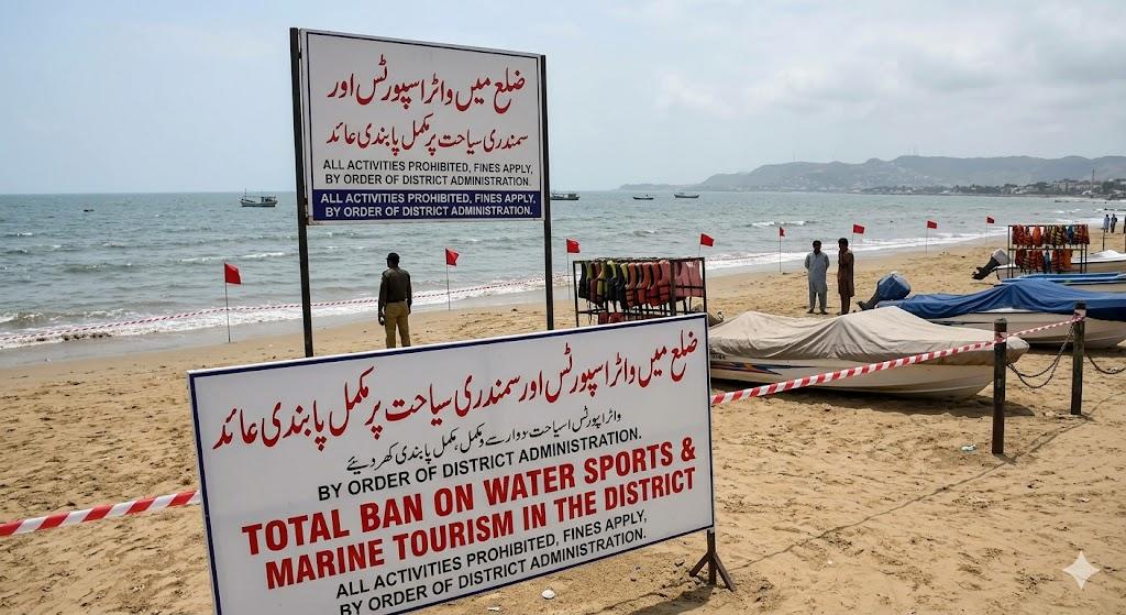 مانسون کے پیشِ نظربھٹکل سمیت ضلع کے دیگر تعلقوں میں واٹر اسپورٹس اور سمندری سیاحت پر مکمل پابندی عائد